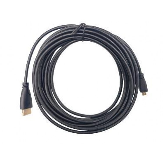 Кабель HDMI - Micro HDMI / 5 метрів / Чорний