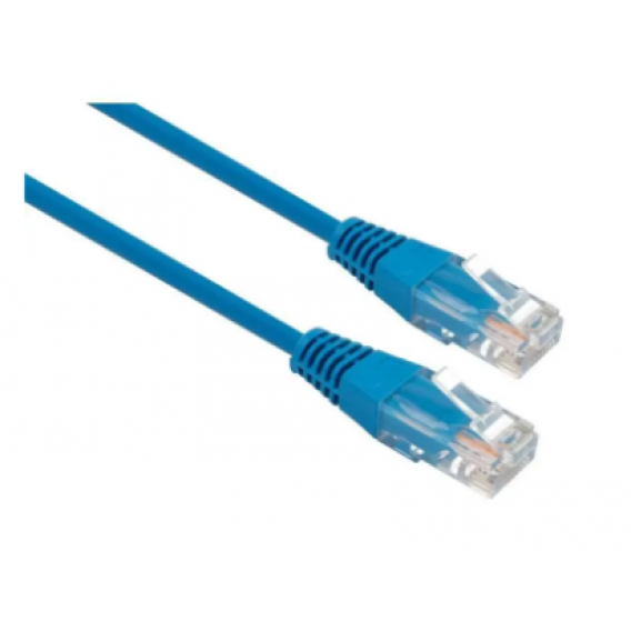 Кабель патч-корд LAN - LAN (RJ45) для інтернету / 50 метрів / Синій Кабель патч-корд LAN - LAN (RJ45) для інтернету / 50 метрів / Синій