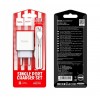 Зарядка USB Hoco C81A з кабелем Micro USB \ 5V 2.1 А \ Білий