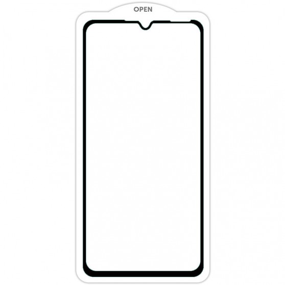 Защитное стекло SKLO 5D (тех.пак) для Samsung A30s/A50/A50s/M30 /M30s/M31/M21/M21s Черный / Белая подложка
