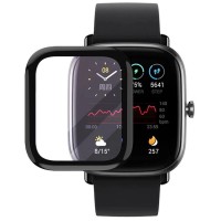 Полимерная пленка 3D (full glue) (тех.пак) для Xiaomi Amazfit GTS 2 mini Черный