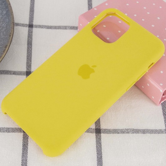 Чохол Silicone Case (AA) для Apple iPhone 11 Pro (5.8") Жовтий / Yellow - зображення 1 