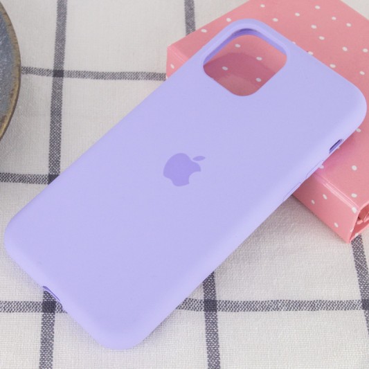 Чехол Silicone Case Full Protective (AA) для Apple iPhone 11 (6.1") Сиреневый / Dasheen - изображение 1