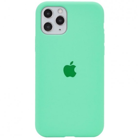 Чохол Silicone Case Full Protective (AA) для Apple iPhone 11 Pro (Зелений / Spearmint )