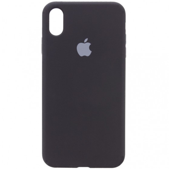 Чохол Silicone Case Full Protective (AA) для iPhone XR (Чорний / Black)
