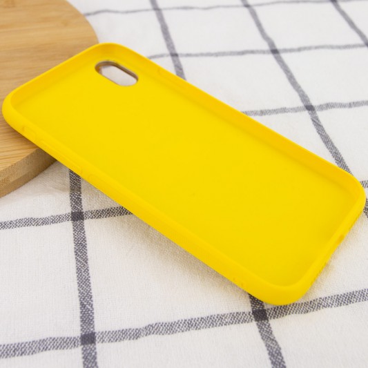 Кожаный чехол Xshield для Apple iPhone X / XS (5.8") Желтый / Yellow - изображение 3