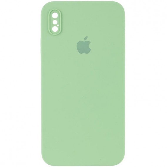 Чехол Silicone Case Square Full Camera Protective (AA) для Apple iPhone XS (5.8"")