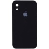 Чохол Silicone Case Square Full Camera Protective (AA) Для Apple iPhone XR (Чорний / Black)
