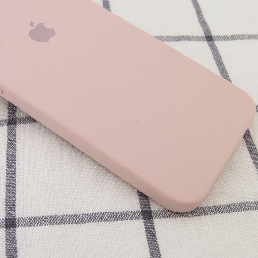 Чохол Silicone Case Square Full Camera Protective (AA) для Apple iPhone XR (6.1") Рожевий / Pink Sand - зображення 1 