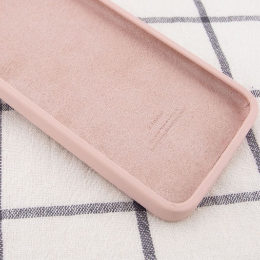 Чохол Silicone Case Square Full Camera Protective (AA) для Apple iPhone XR (6.1") Рожевий / Pink Sand - зображення 2 