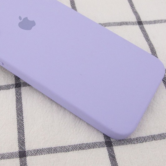 Чохол Silicone Case Square Full Camera Protective (AA) для Apple iPhone XR (6.1") Бузковий / Dasheen - зображення 1 