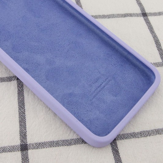 Чохол Silicone Case Square Full Camera Protective (AA) для Apple iPhone XR (6.1") Бузковий / Dasheen - зображення 3 