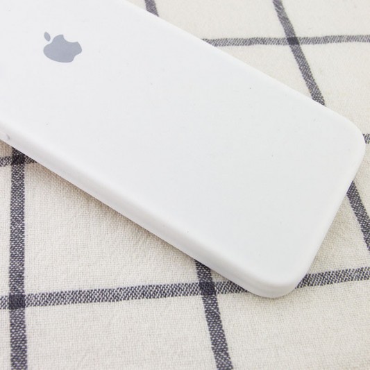 Чохол Silicone Case Square Full Camera Protective (AA) для Apple iPhone XR (6.1") Білий / White - зображення 1 