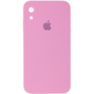 Чехол Silicone Case Square Full Camera Protective (AA) для Apple iPhone XR (6.1