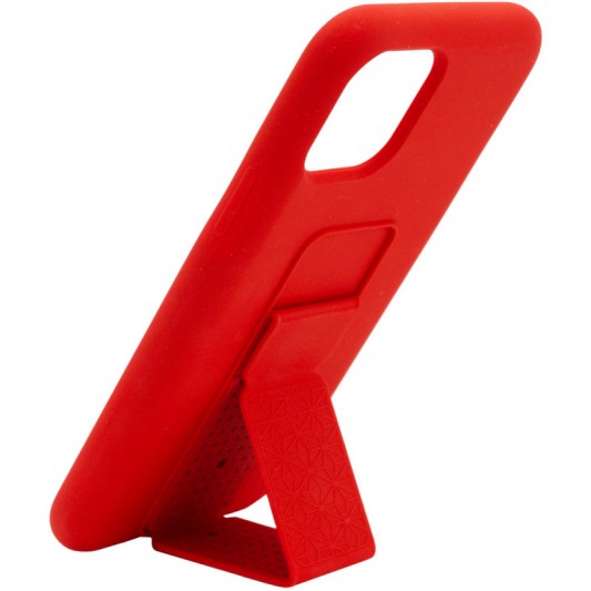Чохол Silicone Case Hand Holder для Apple iPhone 11 Pro (5.8") Червоний / Red - зображення 1 