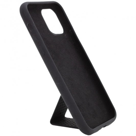 Чохол Silicone Case Hand Holder для Apple iPhone 11 Pro (5.8") Чорний / Black - зображення 3 