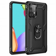 Ударостійкий чохол Serge Ring for Magnet для Samsung Galaxy A72 4G / A72 5g (Чорний)