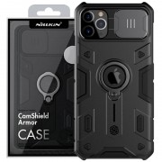 TPU+PC чехол Nillkin CamShield Armor (шторка на камеру) для Apple iPhone 11 Pro (Черный)