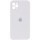 Чохол Silicone Case Square Full Camera Protective (AA) для Apple iPhone 11 Pro Max (6.5") Білий / White