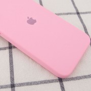 Чохол Silicone Case Square Full Camera Protective (AA) Для Apple iPhone 11 Pro Max (Рожевий / Light pink)