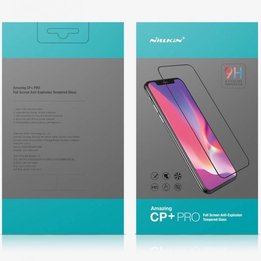 Защитное стекло Nillkin (CP+PRO) для Samsung Galaxy A02s / A02 / M02s / M02 / A03s / A03 Core / A03 Черный - изображение 3