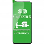 Защитная пленка Ceramics 9D (без упак.) для Xiaomi Redmi Note 10 Pro Черный