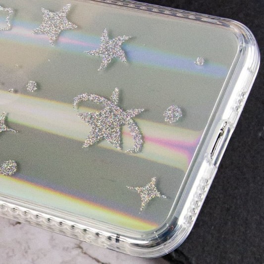 TPU+Glass чохол Aurora Space для Apple iPhone 11 Pro (5.8") Зірки - зображення 2 