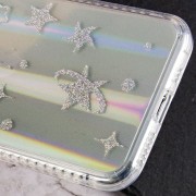 TPU + Glass чохол Aurora Space для Apple iPhone 11 Pro Max (зірки)