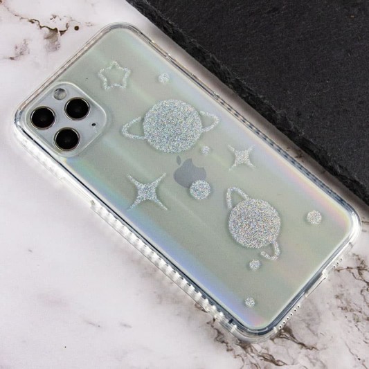 TPU+Glass чехол Aurora Space для Apple iPhone 11 Pro Max (6.5") Планеты - изображение 1