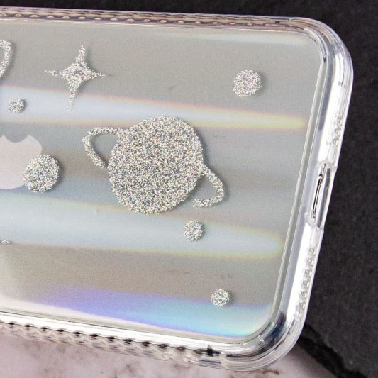 TPU+Glass чехол Aurora Space для Apple iPhone 11 Pro Max (6.5") Планеты - изображение 2