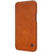 Кожаный чехол (книжка) Nillkin Qin Series для Apple iPhone 12 Pro Max (6.7"")