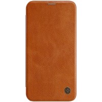 Кожаный чехол (книжка) Nillkin Qin Series для Apple iPhone 12 Pro Max (6.7