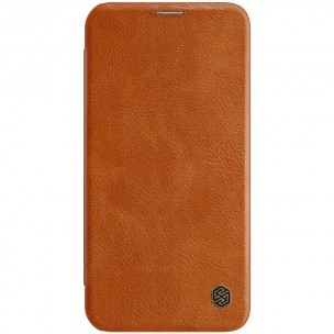 Кожаный чехол (книжка) Nillkin Qin Series для Apple iPhone 12 Pro Max (6.7
