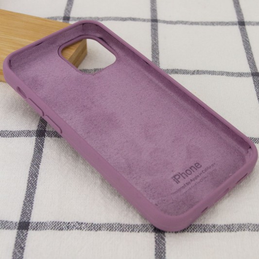 Чохол Silicone Case Full Protective (AA) для Apple iPhone 12 Pro Max (6.7") Ліловий / Lilac Pride - зображення 2 
