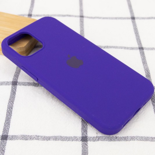Чохол Silicone Case Full Protective (AA) для Apple iPhone 12 Pro Max (6.7") Фіолетовий / Ultra Violet - зображення 1 