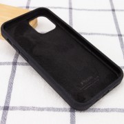 Чохол Silicone Case Full Protective (AA) Для Apple iPhone 12 Pro Max (6.7"") (Чорний / Black)