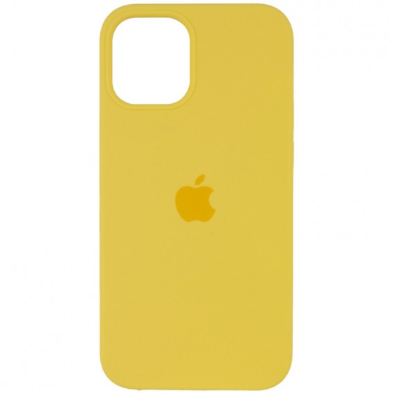 Чохол Silicone Case (AA) Для Apple iPhone 12 Pro Max (6.7"") (Жовтий / Pollen)