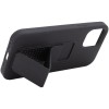 Чохол Silicone Case Hand Holder для Apple iPhone 12 Pro Max (6.7"") (Чорний / Black)