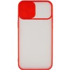 Чохол Camshield mate TPU зі шторкою для камери для Apple iPhone 12 Pro Max (6.7"") (Червоний)