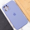 Чохол Silicone Case Full Camera Protective (AA) Для Apple iPhone 12 Pro (6.1"") (Сірий / Lavender Gray)