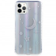 TPU+Glass чехол Aurora Space для Apple iPhone 12 Pro Max (6.7") Месяц