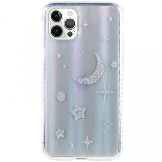 TPU+Glass чехол Aurora Space для Apple iPhone 12 Pro Max (6.7") Месяц