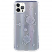 TPU+Glass чехол Aurora Space для Apple iPhone 12 Pro Max (6.7"")