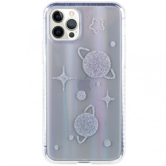 TPU+Glass чехол Aurora Space для Apple iPhone 12 Pro Max (6.7") Планеты