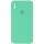 Чохол Silicone Case Square Full Camera Protective (AA) для Apple iPhone XS Max (6.5") Зелений / Spearmint