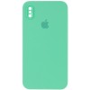 Чехол Silicone Case Square Full Camera Protective (AA) для Apple iPhone XS Max (6.5"")