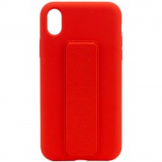 Чехол Silicone Case Hand Holder для Apple iPhone XS Max (6.5") Красный / Red