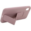 Чохол Silicone Case Hand Holder для Apple iPhone XS Max (рожевий / Pink Sand)