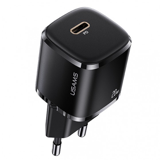СЗУ Usams US-CC124 T36 20W Super Si (1USB-C) Черный