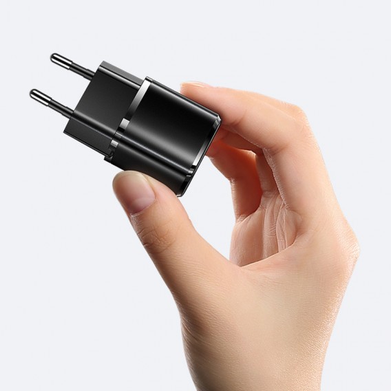 Блок питания Usams US-CC124 T36 20W Super Si (1Type-C/20W) (Черный)